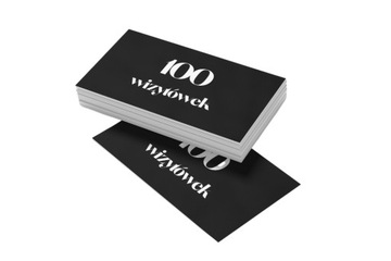 WIZYTÓWKI 120 SZT WYDRUK Z TWOJEGO PROJEKTU WYSYŁKA EXPRESS 24H 350G DWUSTR