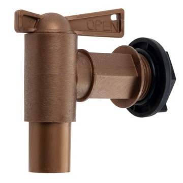 ЛЕНТА, СЛИВНОЙ КЛАПАН 3/4, КРАН для бочки с дождевой водой, золотой, для МАУЗЕРА