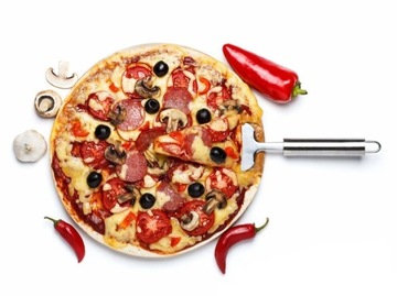 ŁOPATKA STALOWA DO NAKŁADANIA CIASTA TORTU PIZZY