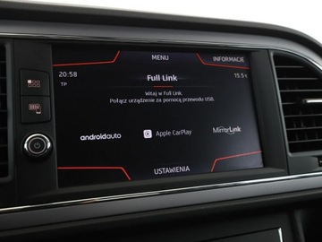 Seat Leon III Hatchback Facelifting 1.6 TDI 115KM 2017 Seat Leon full LED navi klimatyzacja czujniki, zdjęcie 26