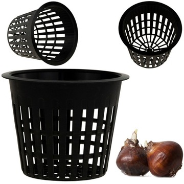 KOSZYK OSŁONKA DO SADZENIA CEBUL CEBULEK KOSZYCZEK NA CEBULKI 6,6x8,3cm
