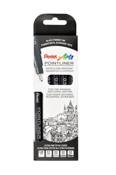 Cienkopis PENTEL POINTLINER kpl. 5 końcówek