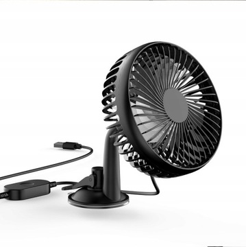 Wiatrak Przyssawka wentylator samochodowy USB 12V