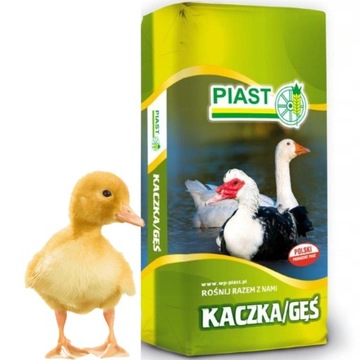 Kaczka/Gęś 1 pasza dla kaczek 0-4 tyg. karma dla gęsi PIAST 25kg starter