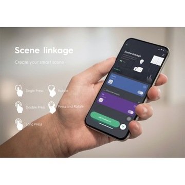 ZigBee 3.0 Smart Button Rotary Knob for DIY Home