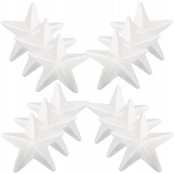 Pianka Pentagram Gwiazda Kształty Kula 12 Szt