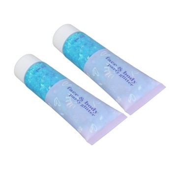 2 шт. гель для тела с блестками, универсальный модный шипучий, легко чистится