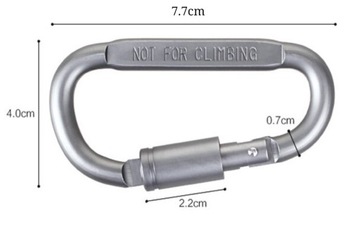 Металлический карабин для выживания, походный замок