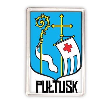 magnes akrylowy herb Pułtusk