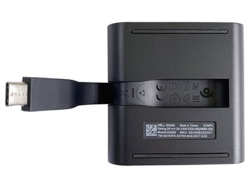 Адаптер порта док-станции Dell DA200 USB-C — HDMI VGA LAN USB 3.0