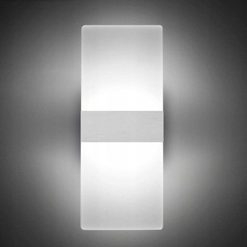 LAMPA KINKIET LED NOWOCZESNA GÓRA DÓŁ ŚCIENNA LOFT