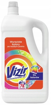 Płyn do prania kolorowych ubrań VIZIR 3,9l 78 prań