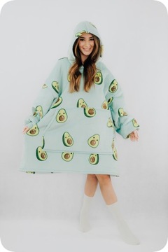СВИТШОТ-ОДЕЯЛО Comfy Moment Blanket толстовка Avocado Oversize 2в1 Подарок