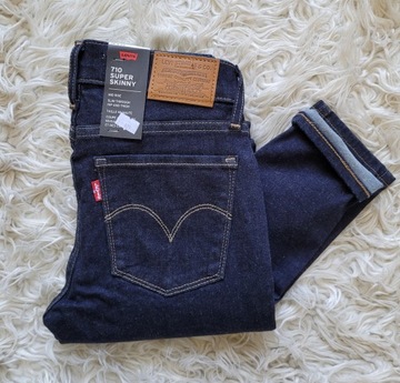 rurki LEVI'S 710 Super Skinny W25 L32 _ PREMIUM