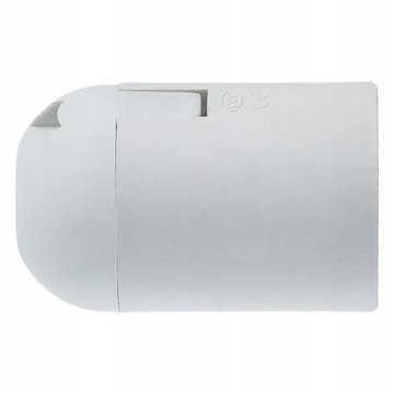 ФИТИНГ, ЦОКАЛ ЛАМПЫ E27, БЕЛЫЙ