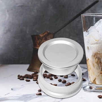 Чашка для раздачи кофе из алюминиевого сплава, 54 мм.