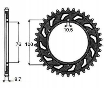 КОМПЛЕКТ ПРИВОДОВ DID+SUN SUZUKI GSF1200 BANDIT