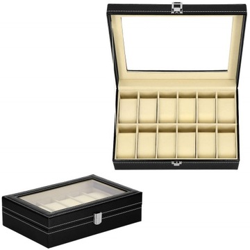 ОРГАНАЙЗЕР ДЛЯ ЧАСОВ, 12 шт., JEWELRY BOX, ELEGANT BOX