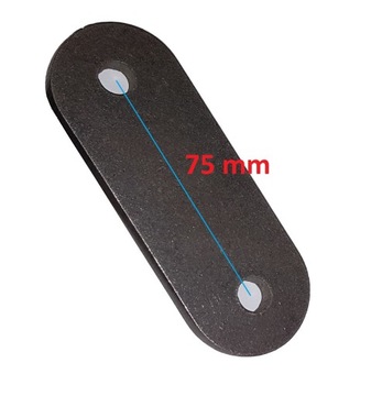 MONTAŻOWA STALOWA BLACHA PODSTAWKA 110X40X5MM