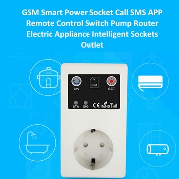 GSM Smart Power Socket Connect SMS-приложение