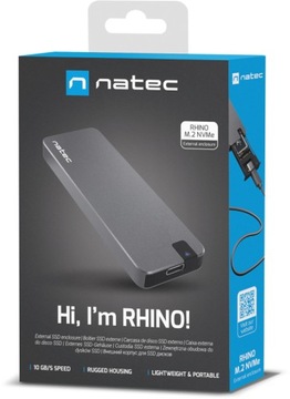 ВНЕШНИЙ КОРПУС SSD NATEC RHINO M.2 NVME USB-C