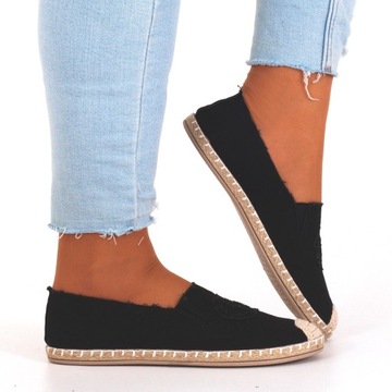 ESPADRYLE ELEGANCKIE DAMSKIE TENISÓWKI LEKKIE