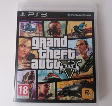 GTA 5 GRAND THEFT AUTO V + MAPA PS3 PAL