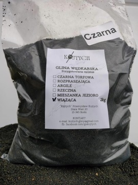 Glina Wiążąca Czarna Kojtych 2kg