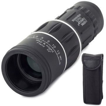 Monokular 16x52 bak-4 luneta lornetka dzień noc