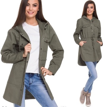 646__roz.XL_____KURTKA PARKA KHAKI_ZAMEK