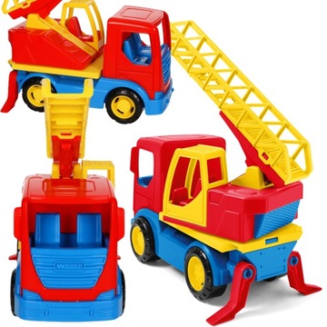 Straż Pożarna Auto Strażackie Tech Truck 23,5cm samochód 35319 Wader
