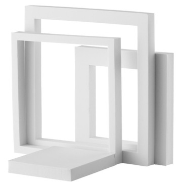 Кубики Квадраты 30,5см Белый фотография товара