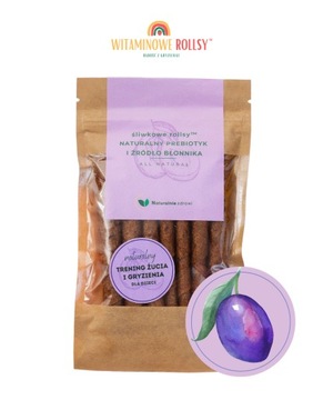 Śliwkowe rollsy naturalny prebiotyk 50 g