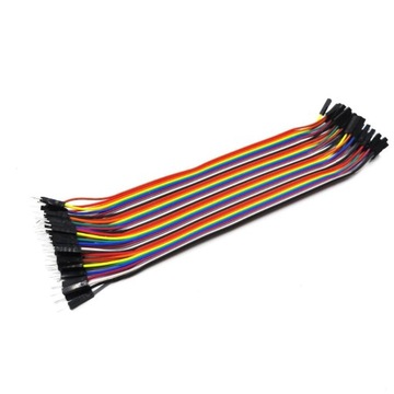 Przewody kabelki Męsko-Żeńskie 40szt 20cm Arduino