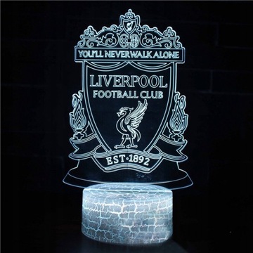 3D светодиодный USB-ночник + пульт дистанционного управления Liverpool