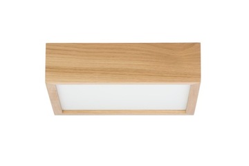 Lampa sufitowa LEJA kwadrat 305mm DĄB do salonu kuchni łazienki STYLOWA