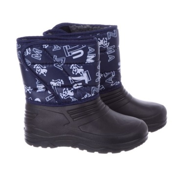 Детские зимние ботинки Утепленные темно-синие ботинки 33