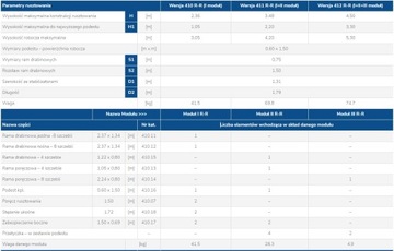 RUSZTOWANIE ALU DRABEX RA-330R-R WYS.ROB.4,20M