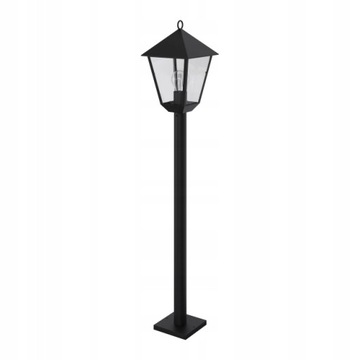 Lampa ogrodowa GoodHome Docker E27 IP44 czarna