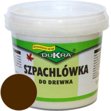 Szpachlówka do drewna szpachla Dukra 200g ORZECH CIEMNY