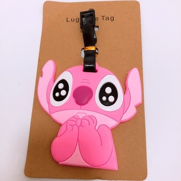 Cute New Stitch PVC Travel Baggage Backpack Suitcase Luggage Tags