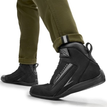 Мужские мотоциклетные брюки боевые джинсы VORG REVO GREEN зеленый GRATISES