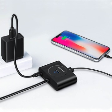 UGREEN АДАПТЕР-концентратор-разветвитель USB-C 4x USB 3.0 1M
