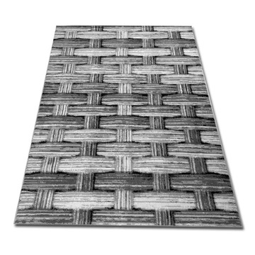 GĘSTY DUŻY DYWAN 240x340 ELEGANCKI MIX WZORÓW