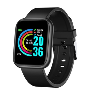 Smart Watch Inteligentne zegarki dla mężczyzn w kolorze czarnym