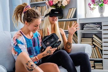 GOGLE VR DO GIER I FILMÓW 3D 360 PREZENT DLA DZIECKA POD CHOINKĘ NA ŚWIĘTA