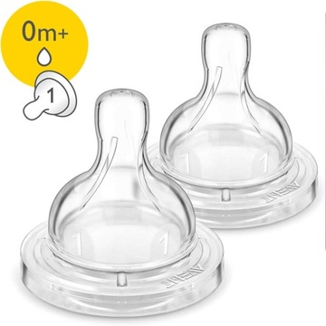 PHILIPS AVENT Classic+ Anti-colic smoczki 0m+ x2
