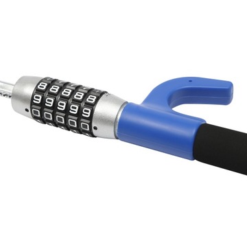 СИНИЙ УНИВЕРСАЛЬНЫЙ ЗАМОК РУЛЕВОГО КОЛЕСА С КОДОМ