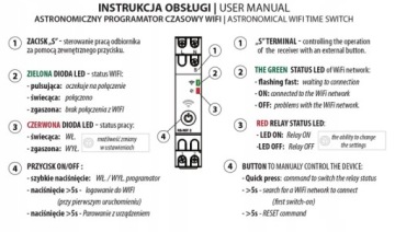 ПРОГРАММАТОР ВРЕМЕНИ WI-FI АСТРОНОМИЧЕСКИЕ ЧАСЫ 1P