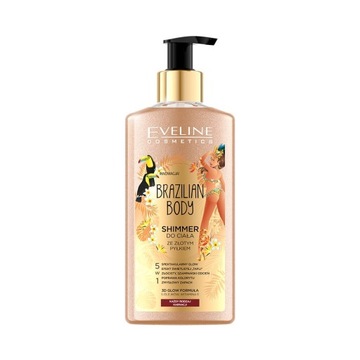 Eveline Cosmetics Brazilian Body shimmer do ciała ze złotym pyłem